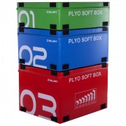 Набір боксів пліометричних м'яких Zelart PLYO BOXES FI-3635 3шт зелений, синій, червоний