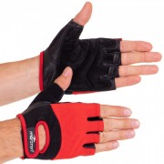 Перчатки для фитнеca мужские Zelart MARATON AI061217 L красный