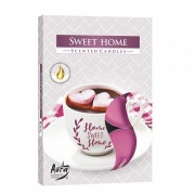 Свічка чайна ароматична таблетка Flora Милий будинок D-3,9 см. 6 шт. 27545