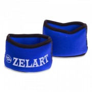 Обтяжувачі манжети для рук Zelart FI-6221-1,5 2x0,75 кг синій