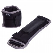 Обтяжувачі-манжети для рук та ніг Zelart SP-Sport FI-1302-1 2x0,5кг чорний-сірий