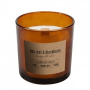 Свеча ароматическая с деревянным фитилем Flora Bay Leaf & Blackberry 27575