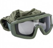 Тактичні захисні окуляри зі змінними лінзами Xaegistac Airsoft Google's Олива
