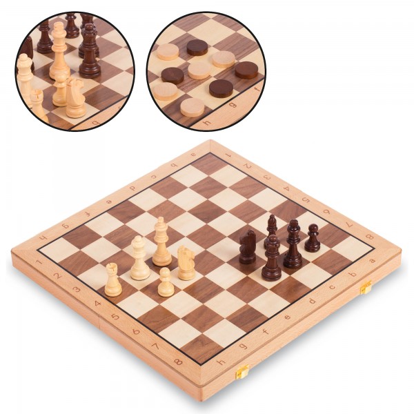 Набор настольных игр 2 в 1 SP-Sport W9052 шахматы, шашки