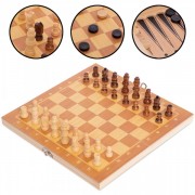 Набір настольних ігор 3 в 1 SP-Sport W7721 шахмати, шашки, нарди