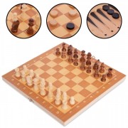 Набір настольних ігор 3 в 1 SP-Sport W7722 шахмати, шашки, нарди