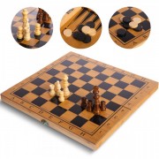 Набір настольних ігор 3 в 1 SP-Sport B-3135 шахмати, шашки, нарди