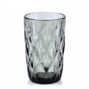Комплект графитовых стеклянных стаканов Flora 300 мл. 6 шт. 35205