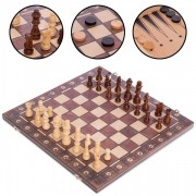Набор настольных игр 3 в 1 на магнитах Zelart SP-Sport W7704H шахматы, шашки, нарды