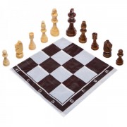 Шахматные фигуры с полотном Zelart SP-Sport 301P пешка-8 см дерево