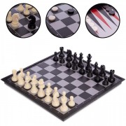 Набор настольных игр 3 в 1 дорожные на магнитах Zelart SP-Sport SC9800 шахматы, шашки, нарды