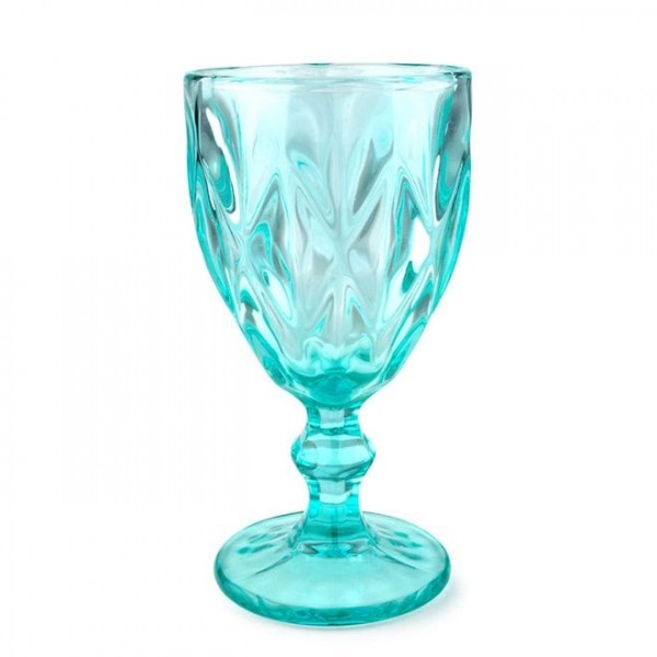 Комплект смарагдових скляних склянок Flora 250 мл. 6 шт. 30656