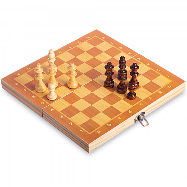 Шахматы настольная игра на магнитах Zelart SP-Sport W6701 24x24 см дерево