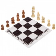 Шахматные фигуры с полотном Zelart SP-Sport 205P 6,5 см дерево