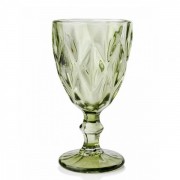 Комплект зелених скляних склянок Flora 250 мл. 6 шт. 30647