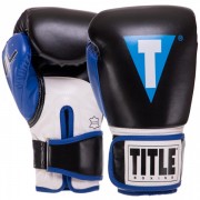 Перчатки боксерские Zelart (BO-3780) 8 унций Черно-синий
