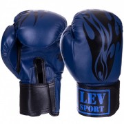 Рукавички боксерські LEV (LV-2958) 12 унцій Сині