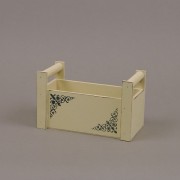 Ящик деревянный кремовый Flora 1011