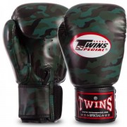 Перчатки боксерские TWINS (FBGVS3-ML) 12 унций Камуфляж темно-зеленый