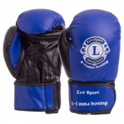 Перчатки боксерские LEV (LV-4281) 10 унций синие