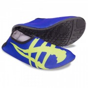 Обувь Skin Shoes для спорта и йоги Zelart  SP-Sport Иероглиф PL-0419-BL размер 34-45 синий-салатовый