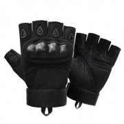 Тактические перчатки с кастетом беспалые Oakley р-р L Черный