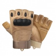 Тактические перчатки с кастетом беспалые Oakley р-р M Песок