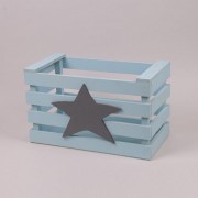 Детский ящик для игрушек голубой Flora 29557
