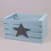 Детский ящик для игрушек голубой Flora 29566