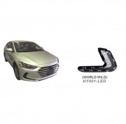 Фары дополнительная модель  Hyundai Elantra/2016-18/HY-401LED/DRL