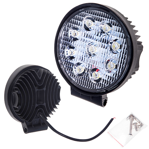 Фара рабочего света LML-K0627 SPOT (9led*3w) D=115mm (K0627 S)