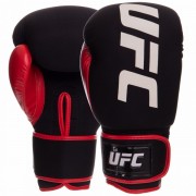 Перчатки боксерские UFC (UHK-75011) 14 унций Черно-красный