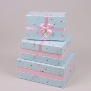 Комплект коробок для подарков 3 шт. Flora 41081