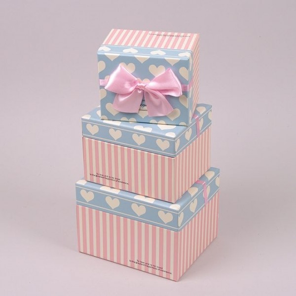 Комплект коробок для подарков 3 шт. Flora 40909