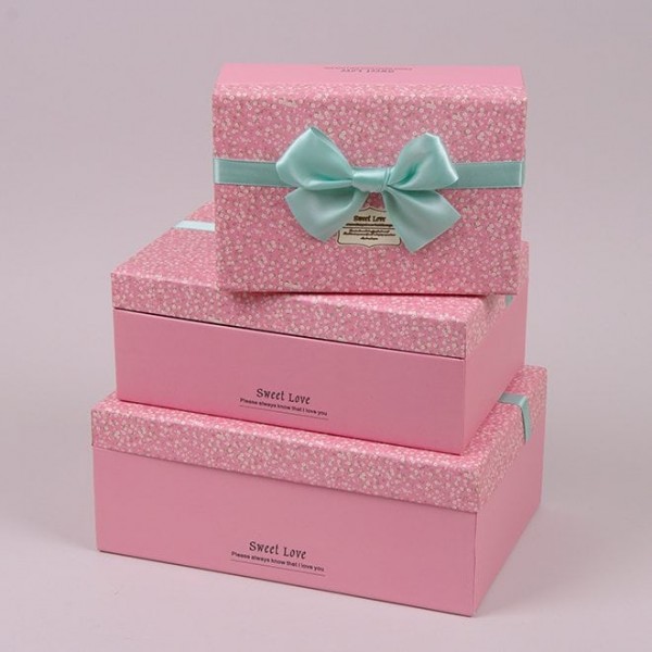 Комплект коробок для подарунків 3 шт. Flora 40721