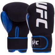 Боксерські рукавиці UFC (UHK-75015) 10 унцій Чорно-синій