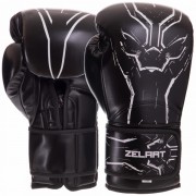 Боксерські рукавиці Zelart (BO-2889) 10 унцій Чорний