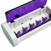 Дозатор зубної пасти з тримачем щіток BRUSH STERILIZER, УФ стерилізатор ART:7710 - НФ-00007139