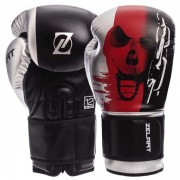 Перчатки боксерские Zelart (BO-1315) 10 унций Черный-красный