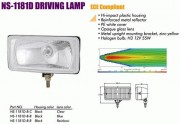 Фара дополнительная NS-1181 D-B-C H3/12 В/55W/194*100mm/крышка (NS-1181 D-B-C)