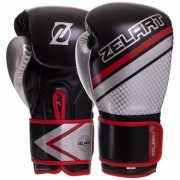 Перчатки боксерские Zelart (BO-2888) 10 унций Черный-красный