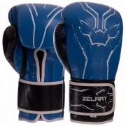 Боксерські рукавиці Zelart (BO-2889) 10 унцій Синій