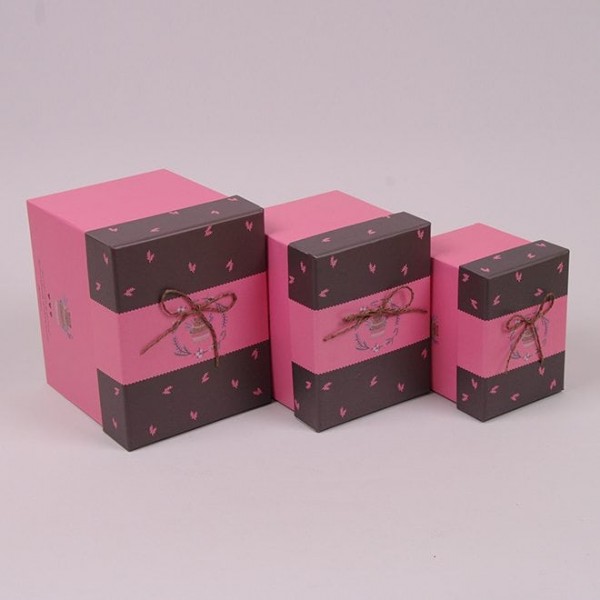 Комплект коробок для подарунків 3 шт. Flora 40715