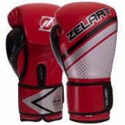 Перчатки боксерские Zelart (BO-2888) 10 унций Красный-черный