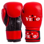Перчатки боксерские профессиональные (2080) 10 унций Красный