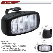 Фара дополнительная DLAA 7080-W/135*64mm (LA 7080-W)