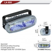 Фара дополнительная   DLAA 600-RY/2хH3-12V-55W/145*50mm (LA 600-RY)