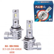 Лампи PULSO M4-HB4 9006/LED-chips CREE/9-32v/2x25w/4500Lm/6000K (M4-HB4 9006)