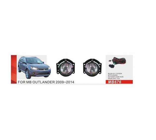 Фари дод.модель Mitsubishi Outlander XL 2009-14/Triton/L200 2015-/MB-676/H11-12V55W/ел.проводка