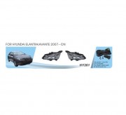 Фары доп.модель Hyundai Elantra/2006-11/HY-261W/881-27W/эл.проводка (HY-261W)